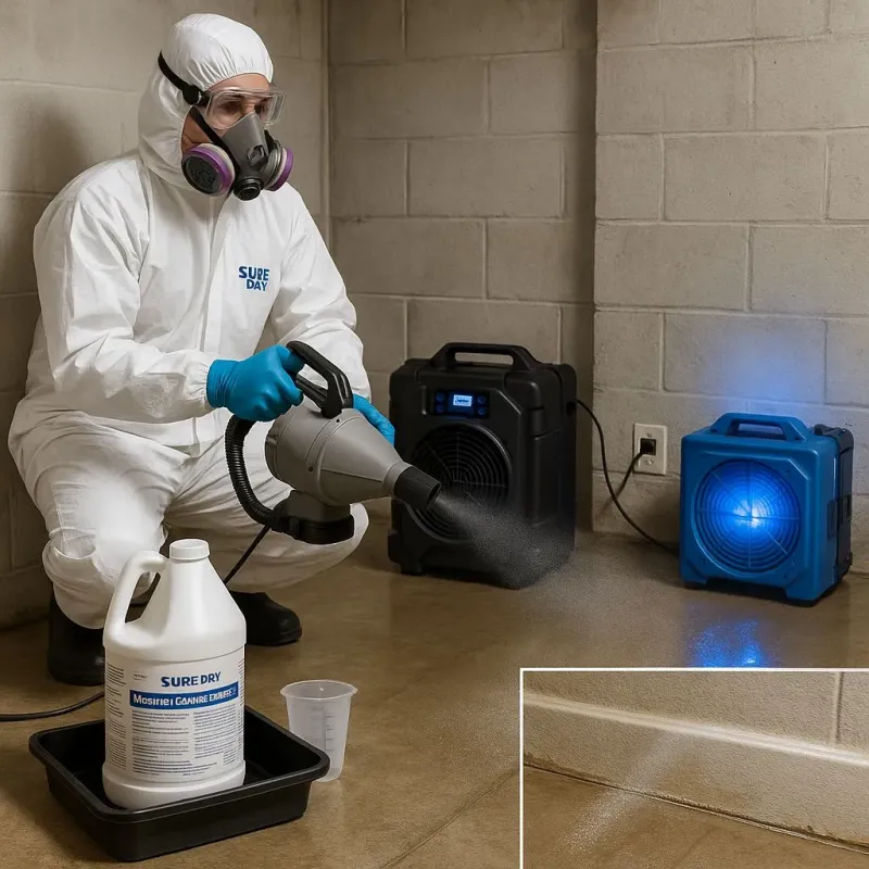 Sanitization and Odor Removal process in Bensenville, IL